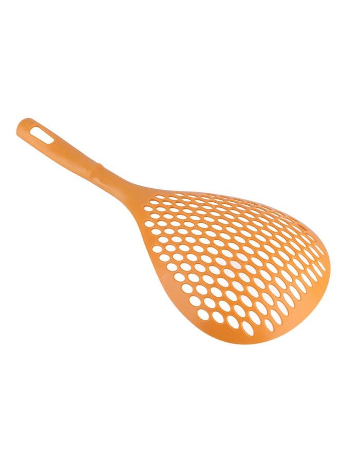 Strainer Spoon Long Handle Large Slotted Spoon High Temperature Resistant Plastic Skimmer Ladle for Noodles Dumplings