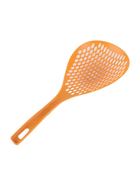 Strainer Spoon Long Handle Large Slotted Spoon High Temperature Resistant Plastic Skimmer Ladle for Noodles Dumplings