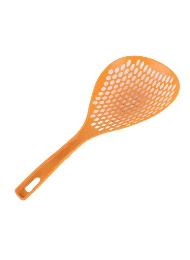 Strainer Spoon Long Handle Large Slotted Spoon High Temperature Resistant Plastic Skimmer Ladle for Noodles Dumplings