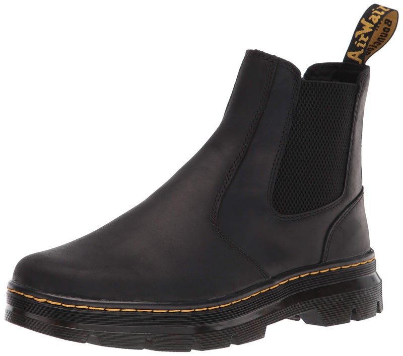 Dr Martens حذاء تشيلسي إمبوري من دكتور مارتنز للجنسين، أسود وايومنج، 10 نساء/9 رجال - Image 5