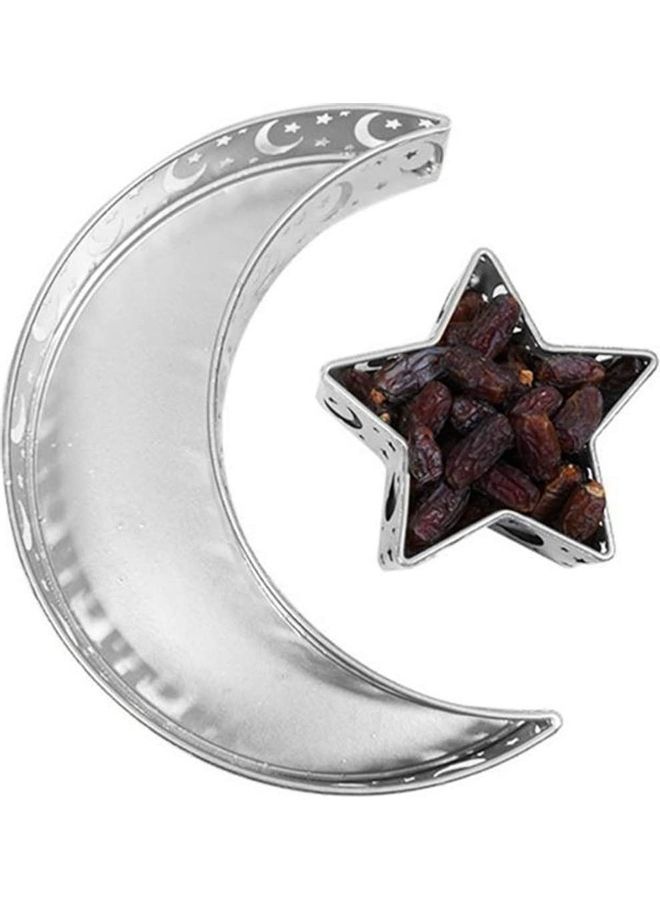Y&D 2-Piece Moon And Star Tray Silver - Image 1