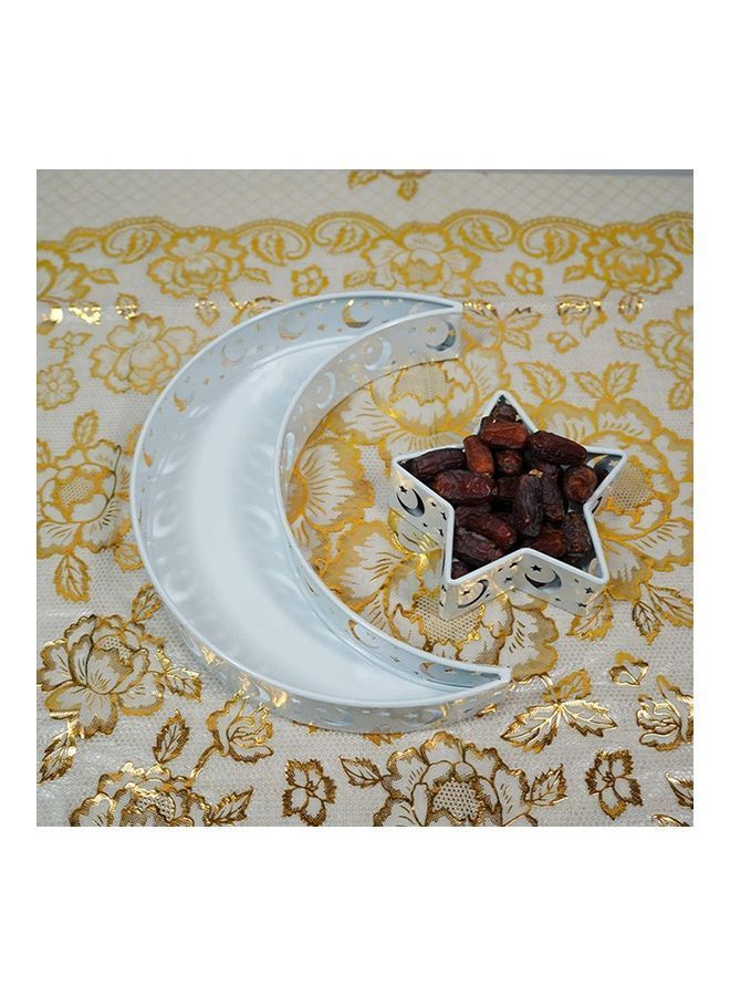 Y&D 2-Piece Moon And Star Tray Silver - Image 2