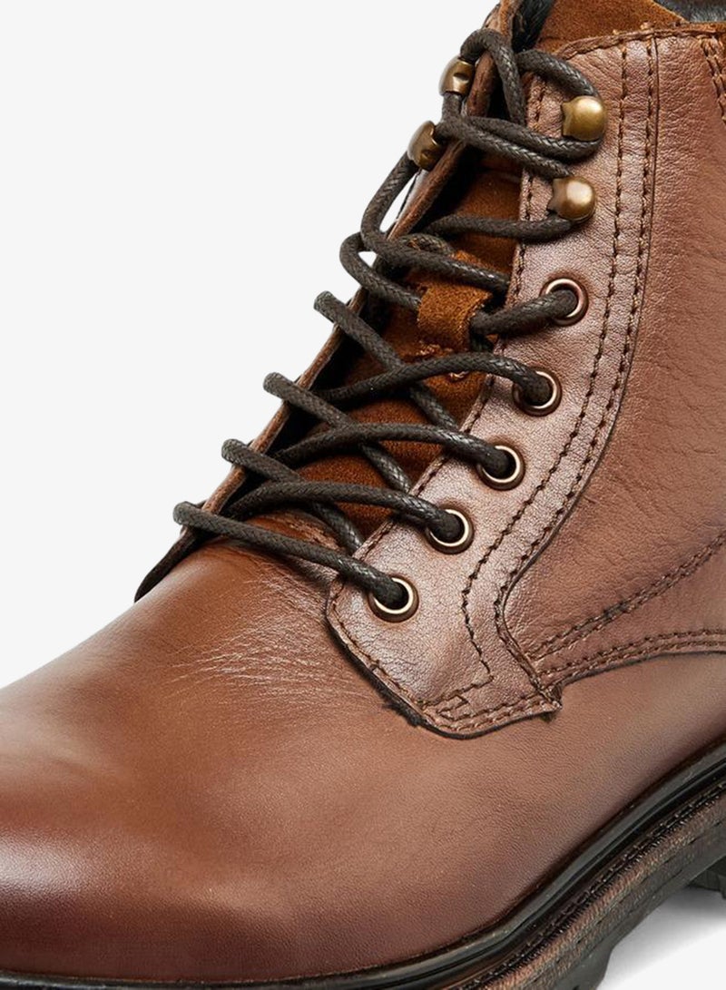 Lee Cooper Men Leather Panelled Ankle Boots - Image 4
