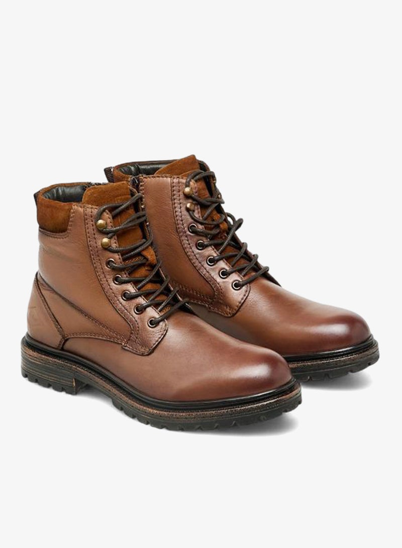 Lee Cooper Men Leather Panelled Ankle Boots - Image 2