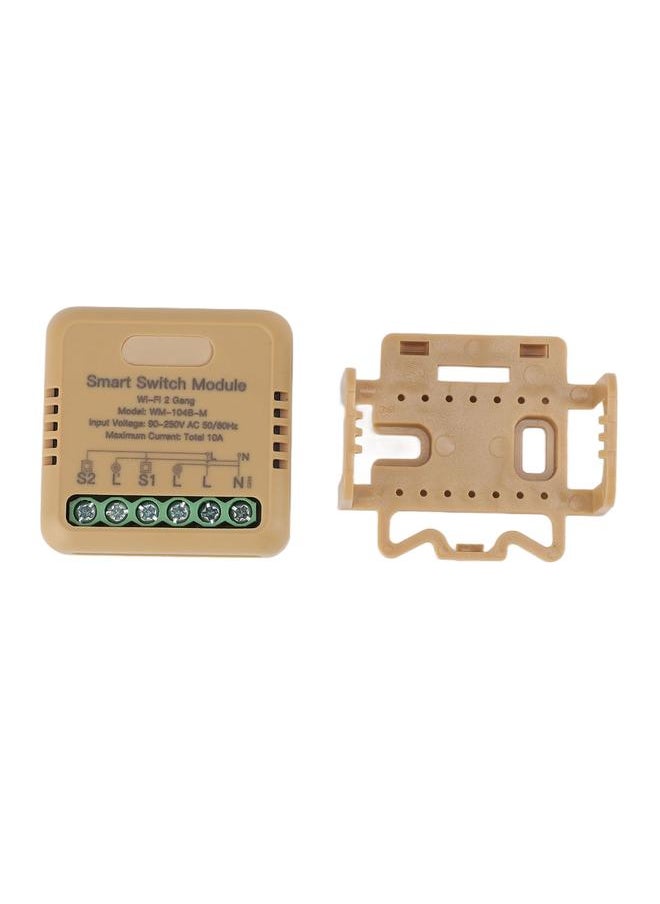 Thoraya 2 Way Wifi Smart Relay Switch for Tuya App Remote Voice Control Timing Smart Light Switch Home Circuit Breaker Module AC 90‑  - Image 1