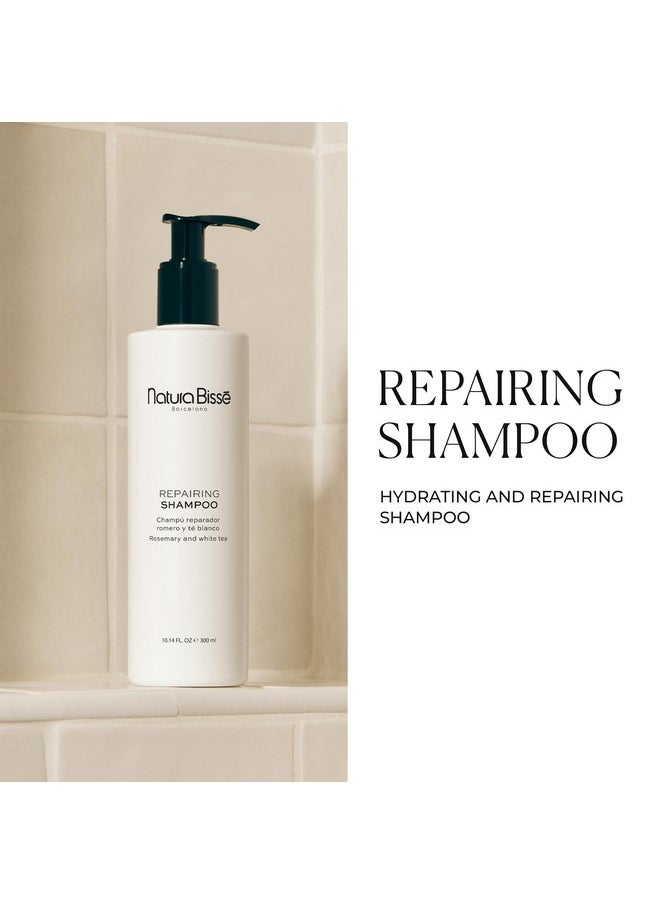 natura Bisse Repairing Shampoo | Hydrating & Repairing Shampoo | Rosemary & White Tea Scent | For All Types Of Hair, 10 Oz  - Image 2