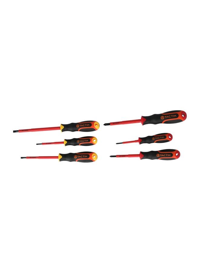 Tactix 6-Piece Insulated Screwdrivers Set Multicolor 205601  - Image 3