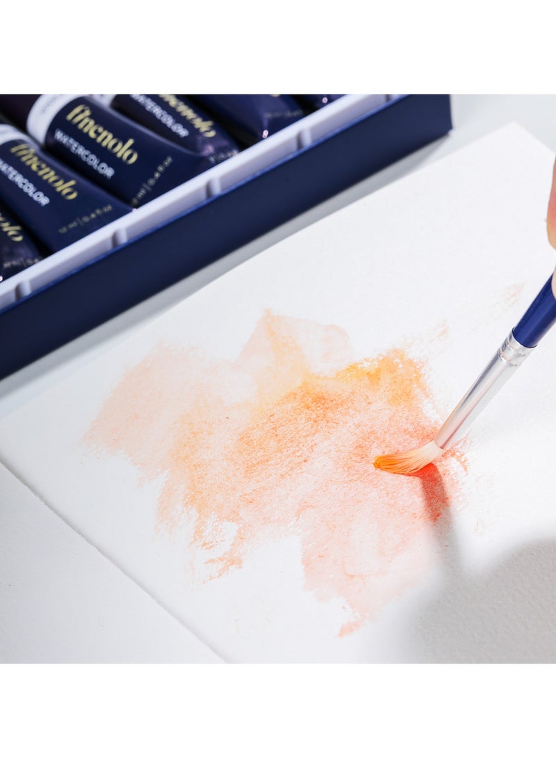 Deli EC285 FINENOLO 12cm*12cm-40pages Black Hard Leather Cover Sketch Book 160g Sketch Paper White - Ideal for Sketching & Painting - Image 5