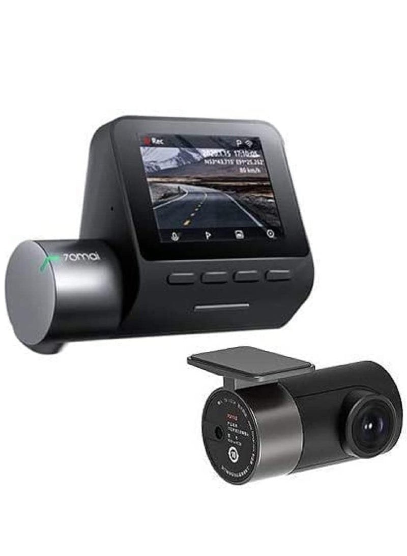 70 ماي كاميرا داش برو بلس الذكية A500S بدقة 5 ميجابكسل / واي فاي مجاني / مراقبة وقوف السيارات على مدار 24 ساعة / زاوية رؤية واسعة 140 درجة / تسجيل فيديو مزدوج - Image 1