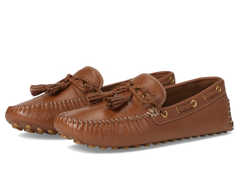 Cole Haan Womens Gissella Drivers British Tan Leather 7B US - Image 2