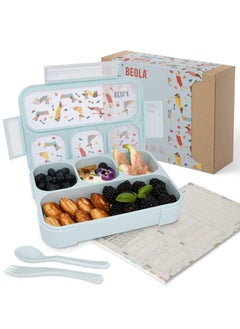BEOLA Multi Compartment Lunch Box For Kids Adults, Doxie Dots  - Image 2