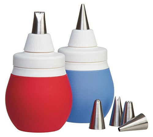 PrepWorks Decorating Kit - Complete Set for Cake, Cupcake, and Cookie Decorating with Piping Tips, Bags, and Accessories - Image 1