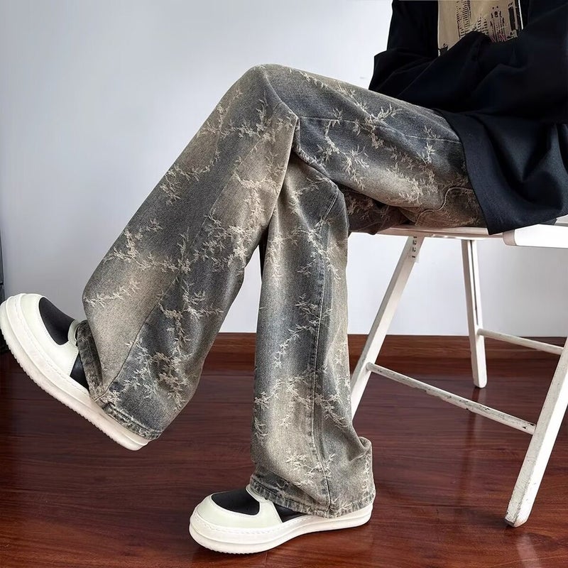Unisex Classic Denim Jeans Loose Fit Daily Outdoor Wear - Image 5