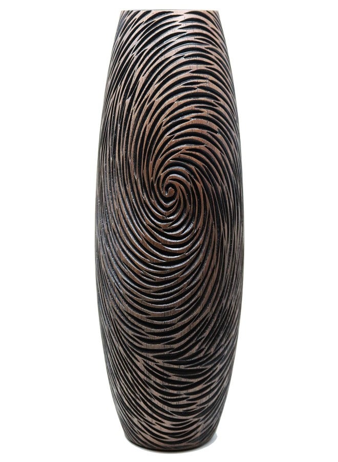 Seraphic 13" Tall Large Decorative European Style Flower Vase, Brown - Image 4