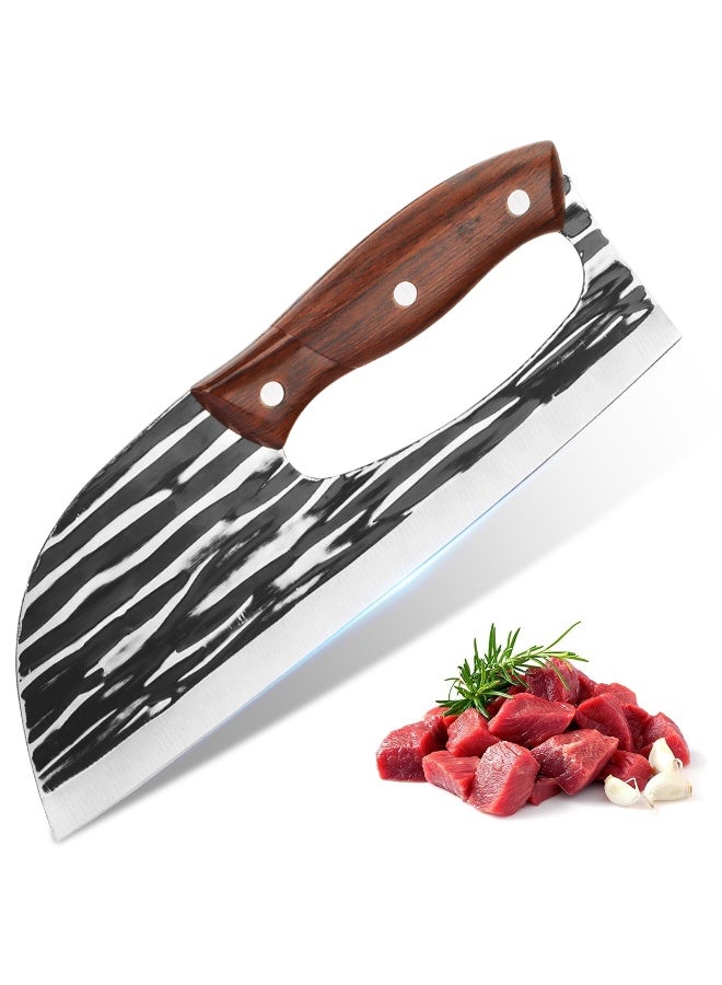 Kitchen Knife Effort Saving Chef‘s Knife Stainless Steel Handmade Forged Knife Professional Boning Knife Vegetable Chopper Knife - Image 1