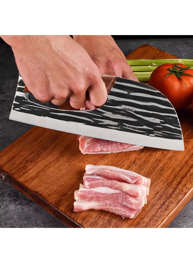 Kitchen Knife Effort Saving Chef‘s Knife Stainless Steel Handmade Forged Knife Professional Boning Knife Vegetable Chopper Knife - Image 5