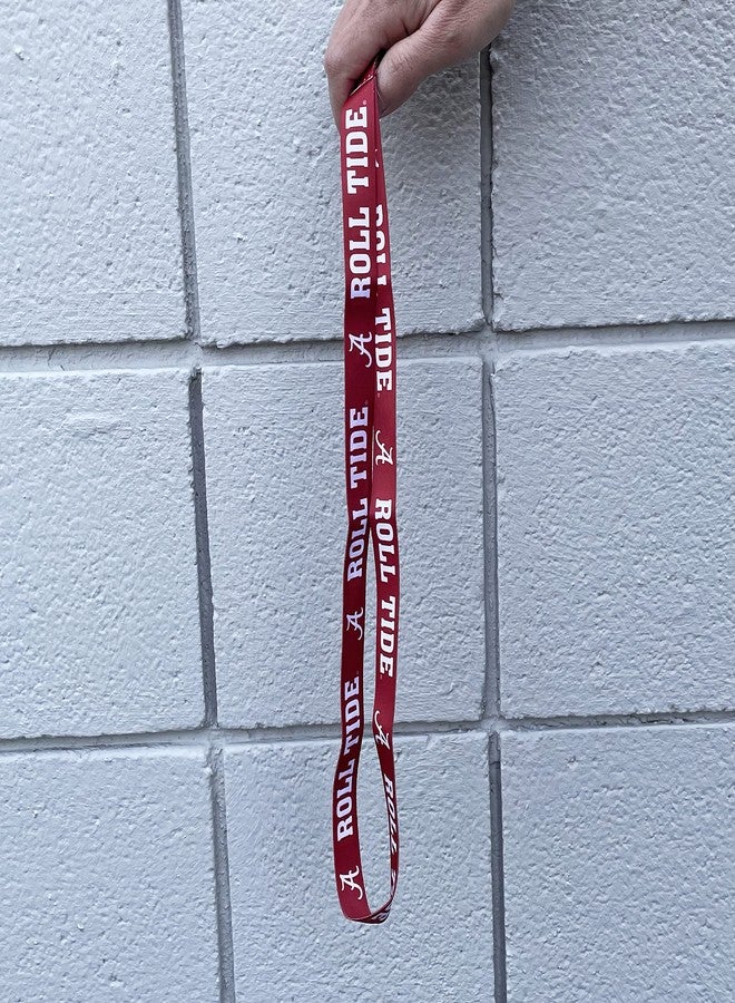 Desert Cactus University of Alabama Crimson Roll Tide Lanyard Car Keys ID Badge Holder Keychain Detachable Breakaway Snap Buckle (Red Roll Tide) - Image 5