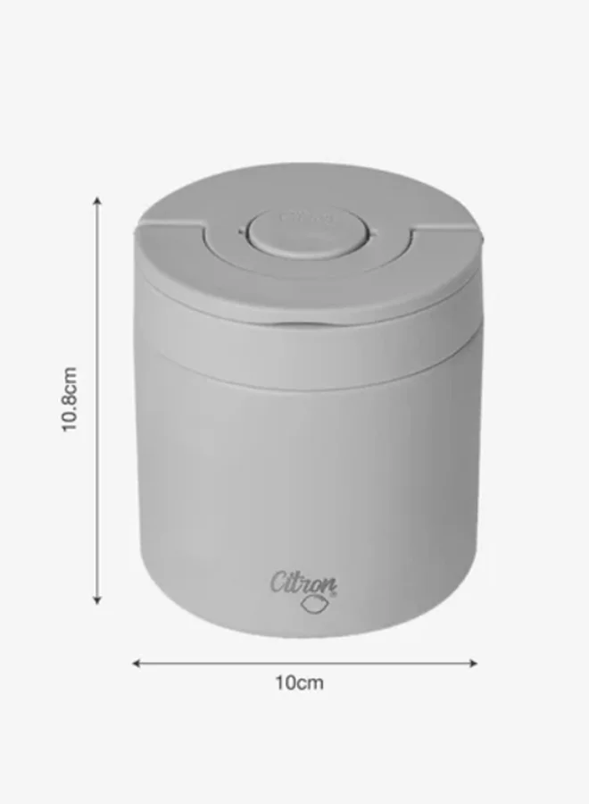 Citron Stainless Steel Food Jar 350ml - Spaceship - Vacuum-Insulated Hot & Cold Container