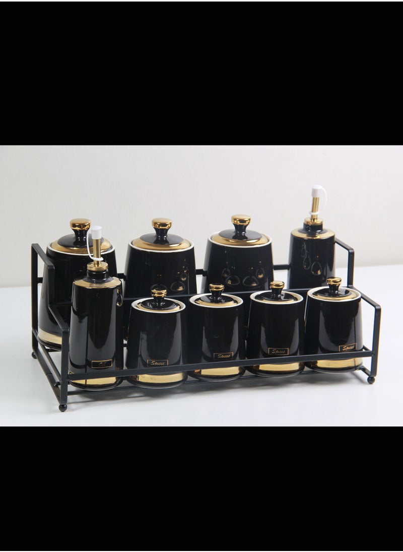 Generic - A Set of Spice Jars and Seasoning Containers - Image 1