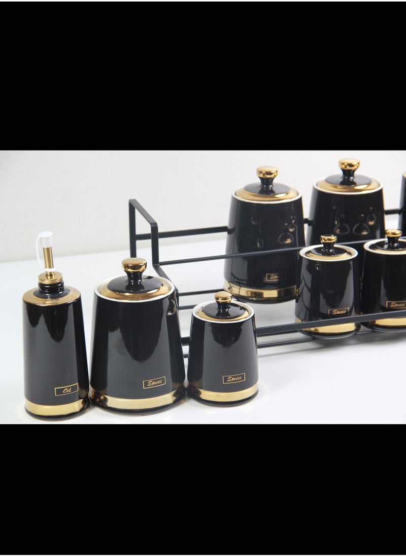 Generic - A Set of Spice Jars and Seasoning Containers - Image 1