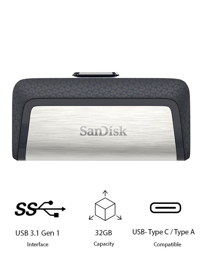 سانديسك فلاش درايف ألترا دوال درايف بمنفذ USB Type-C وسعة 32 جيجابايت - Image 1
