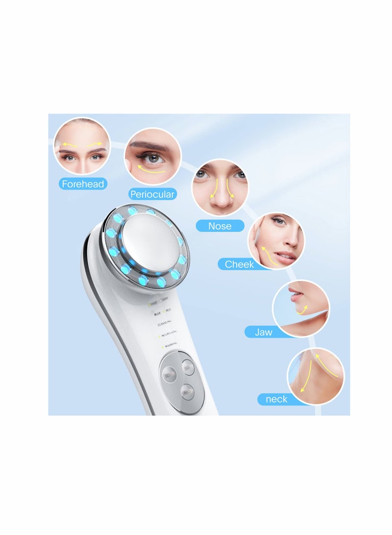 Excefore Facial Massager, Skin Care Tools 7 in 1 High Frequency Facial Machine, Skin Care Galvanic Facial Machine - Image 5