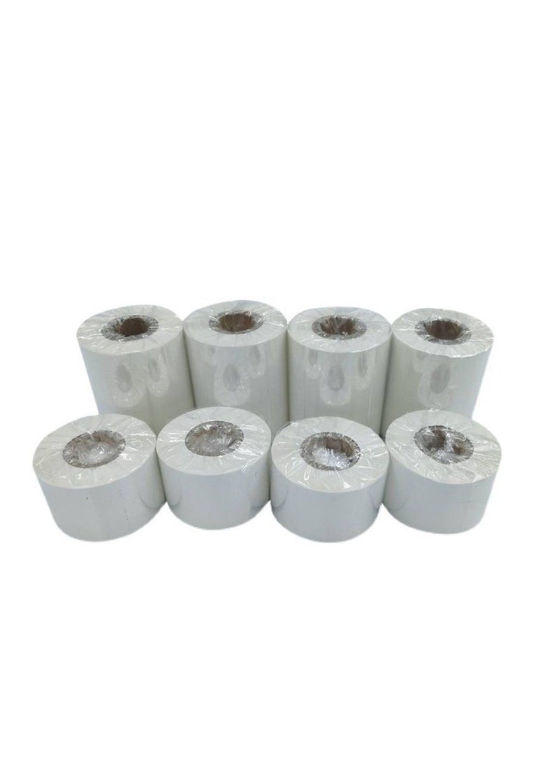 Full Resin thermal transfer barcode printing Ribbon White 110mm * 300M Printing Pet/Pvc Label Ribbon Scratch-Resistant  - Image 3