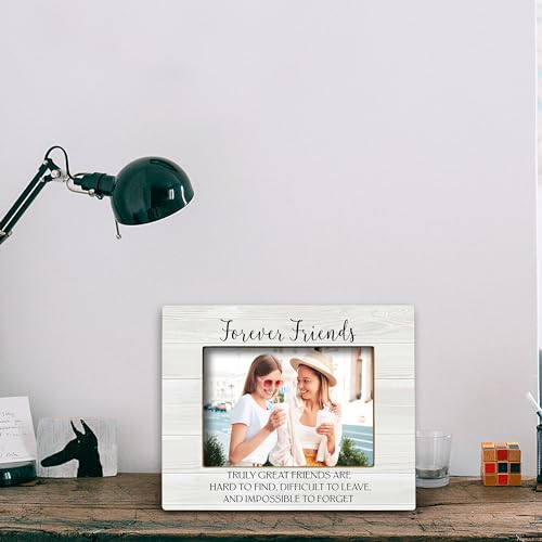 FONDCANYON Forever Friends Sunflower Picture Photo Frame, Bestie Bff Friendship Gifts For Men Women Friends Birthday Christmas Girls (5x7 Inch Photo) (Color2) - Image 3