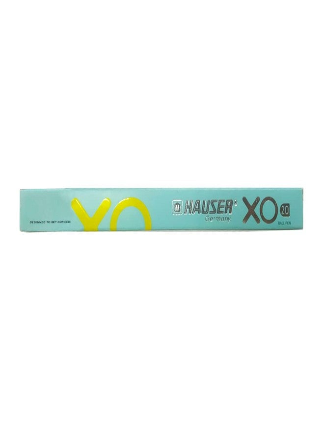 Hauser Germany Xo 20 Retractable Ball Pen Box Pack | 0.7 Mm Tip Size | Comfortable Grip With Smudge Free Writing | Smooth, Sturdy & Refillable Pen | Blue Ink, Pack Of 10 - Image 2