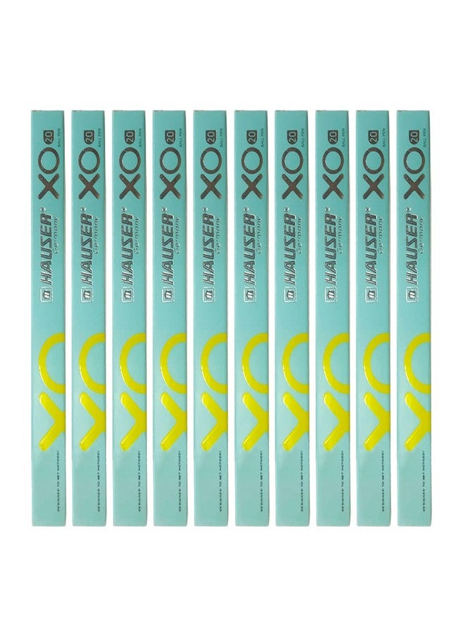 Hauser Germany Xo 20 Retractable Ball Pen Box Pack | 0.7 Mm Tip Size | Comfortable Grip With Smudge Free Writing | Smooth, Sturdy & Refillable Pen | Blue Ink, Pack Of 10 - Image 4