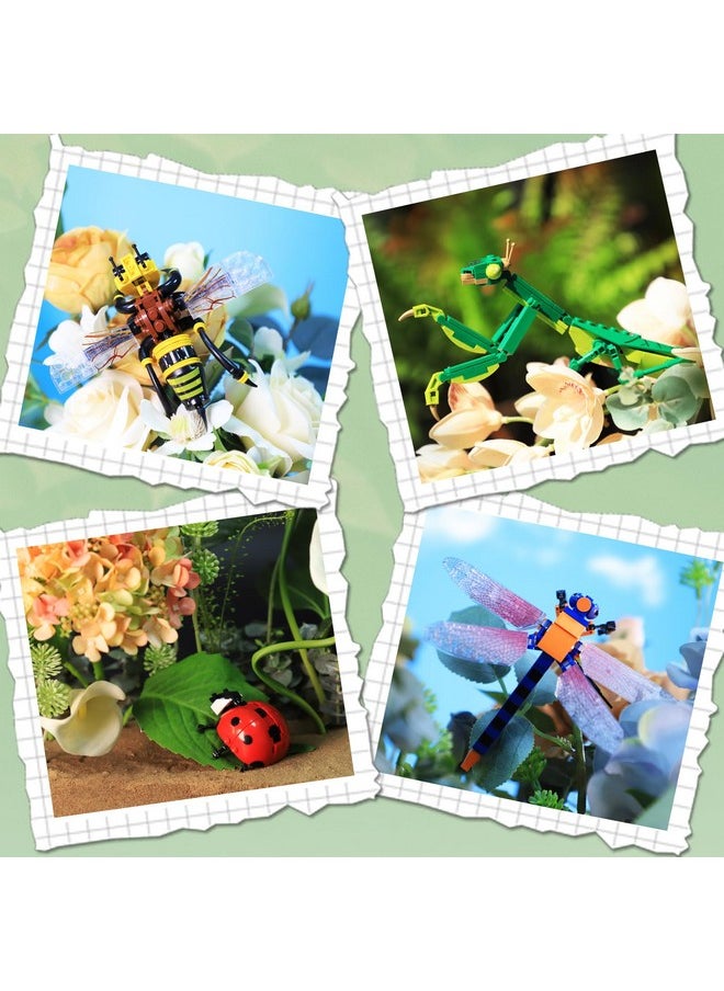 Kazi KAZI Bugs Building Toy Set,Insect Collection Building Blocks Including 8 Different Bug,STEM Toys for Kids Age 8 and Up,Play and Display Gift Idea for Boys and Girls  - Image 5