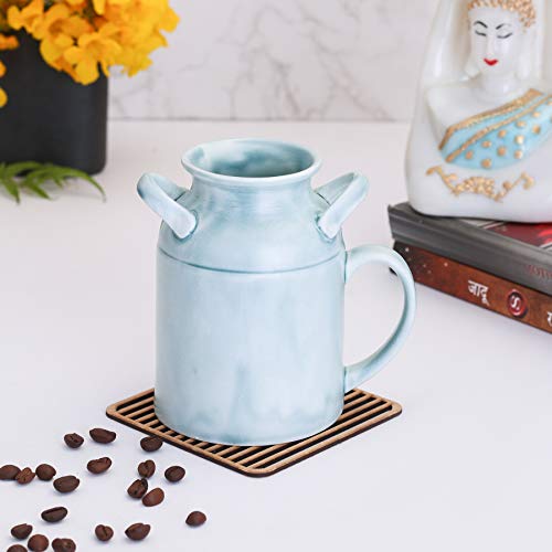 Clay Craft - Dino Ceramic Coffee Tea Milk Mug, 1-Piece, 300ml, Sea Green, standard - Image 2