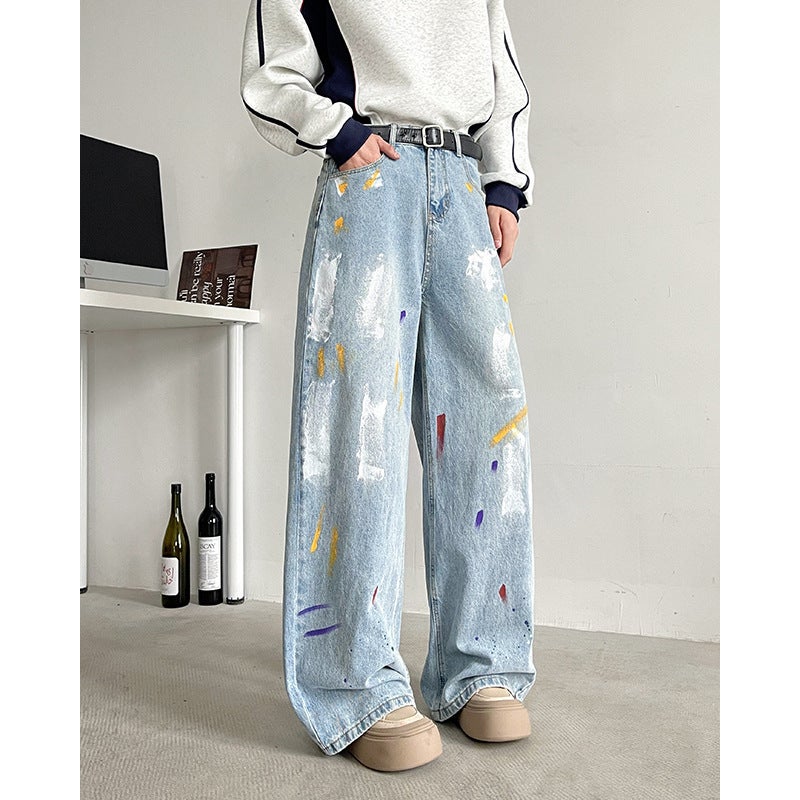 Unisex Casual Daily Denim Jeans - Image 4