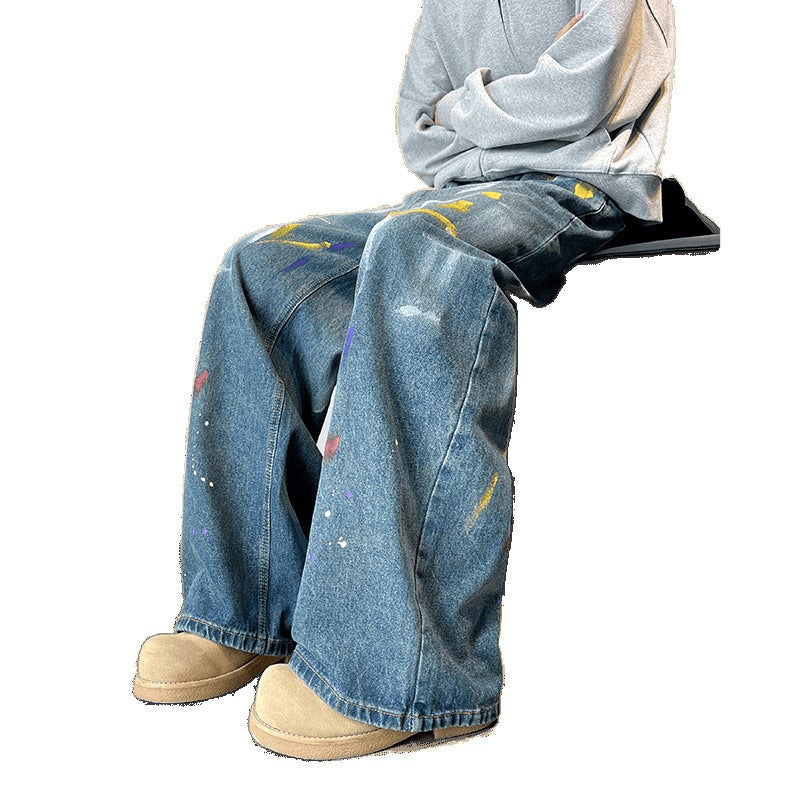 Unisex Casual Daily Denim Jeans - Image 5
