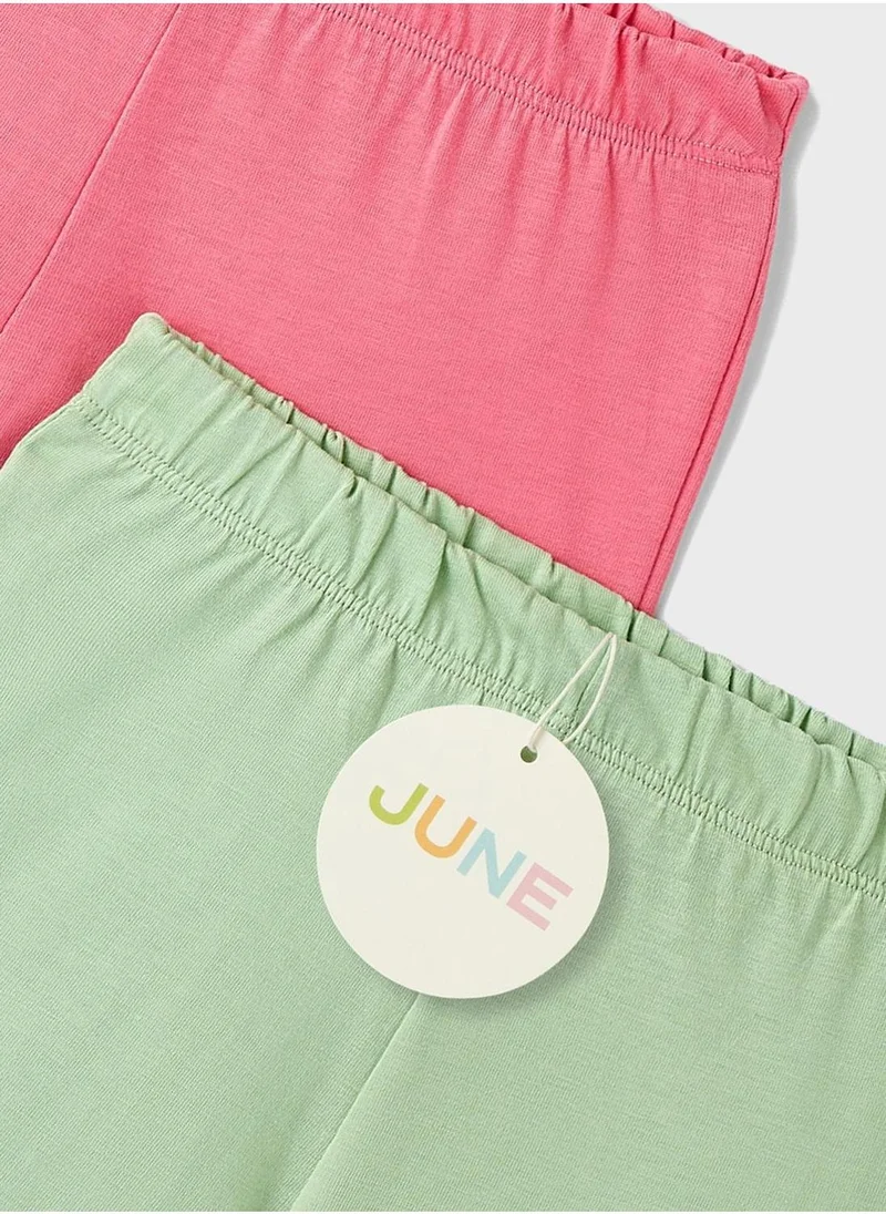 JUNE Kids 2 Pack Essential Shorts
