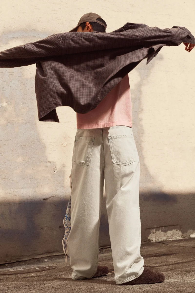 H&M  Super Baggy Jeans for Men | Best Price UAE