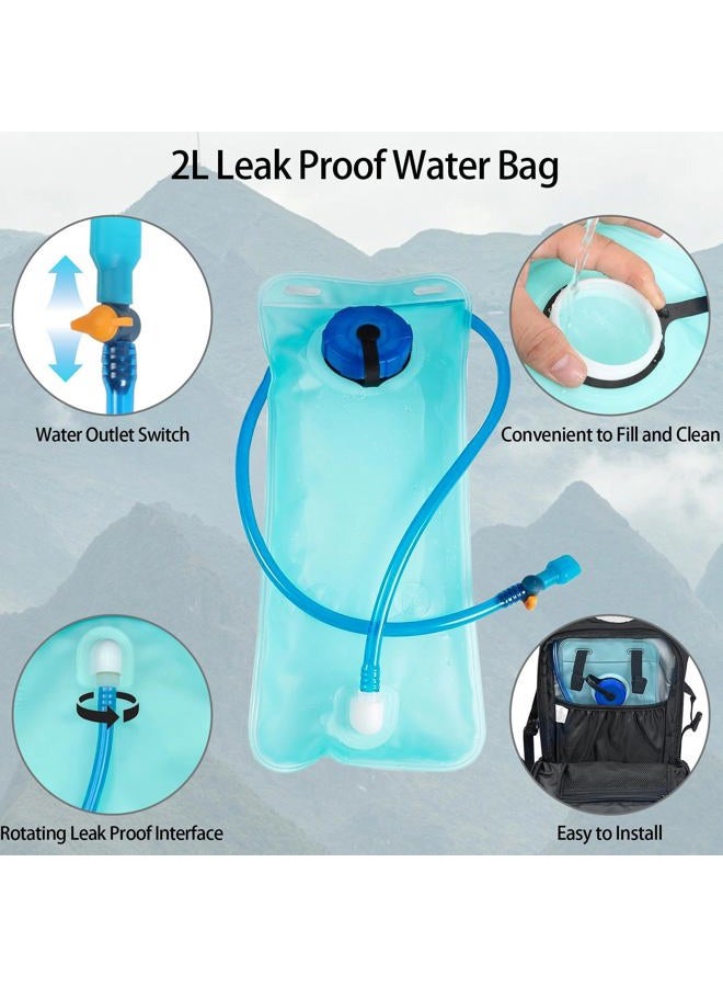 Wolt Hydration Backpack 18L Hiking Water Backpack with 2L Water Bladder for Men Women, Hydration Pack for Running Cycling Biking and Climbing (Black) - Image 3