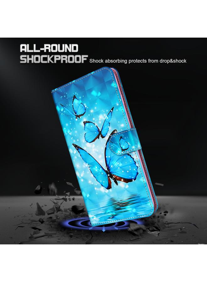 S-TOP Case For OnePlus Nord CE 5G 3D Painting Pattern TPU + PU Leather Phone Case - Image 4
