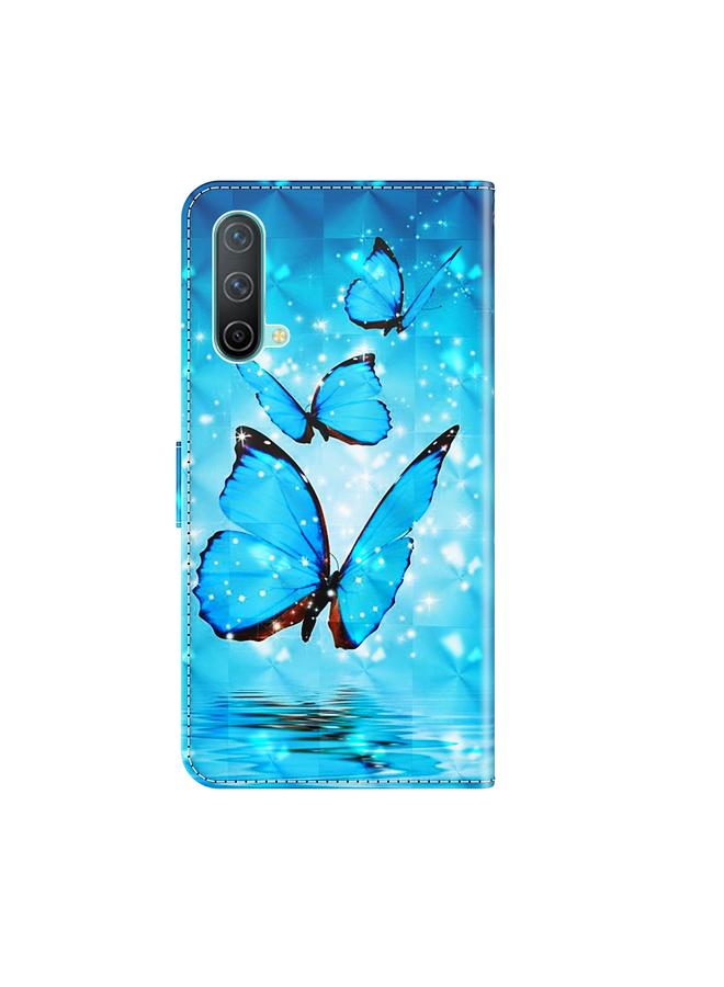 S-TOP Case For OnePlus Nord CE 5G 3D Painting Pattern TPU + PU Leather Phone Case - Image 3