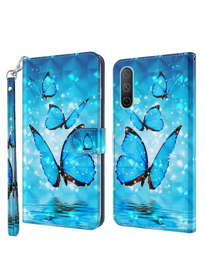 S-TOP Case For OnePlus Nord CE 5G 3D Painting Pattern TPU + PU Leather Phone Case - Image 1