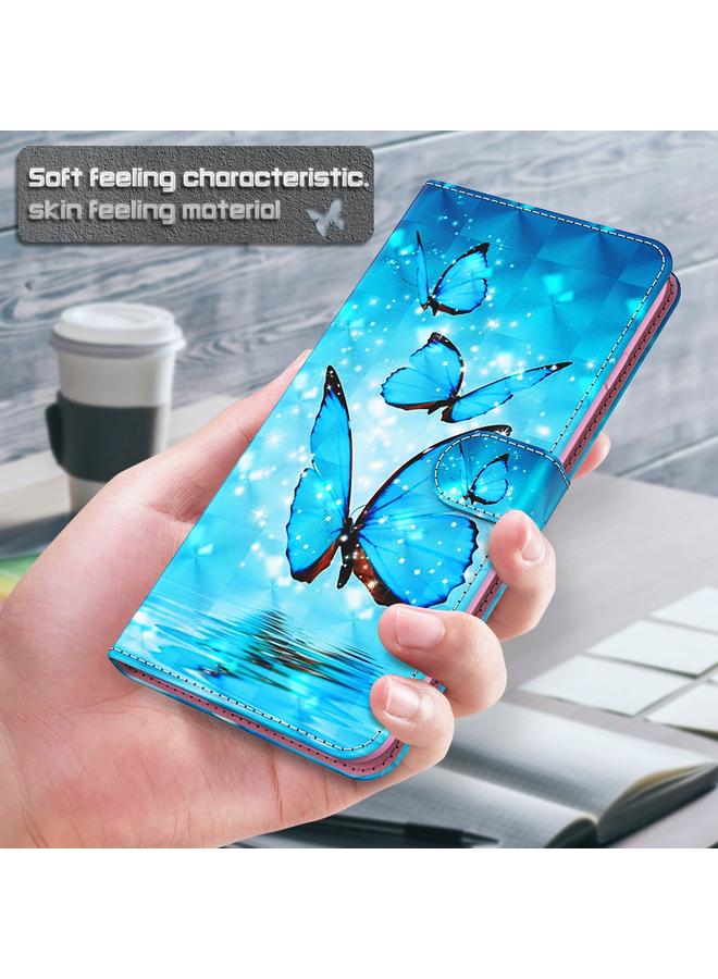 S-TOP Case For OnePlus Nord CE 5G 3D Painting Pattern TPU + PU Leather Phone Case - Image 5