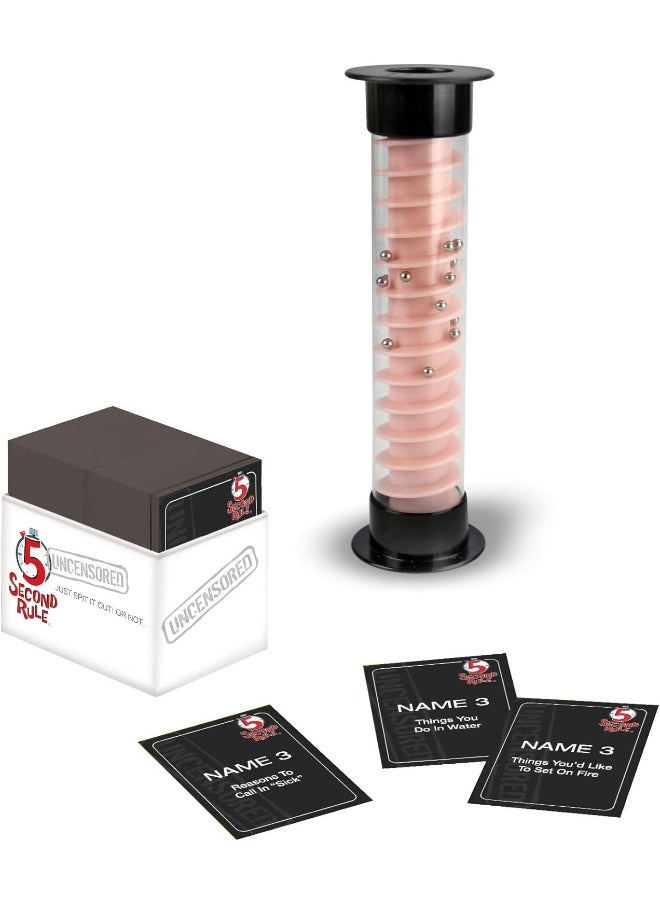 5 Second Rule Playmonster 5 Second Rule Uncensored - Or Not - Quick Thinking Party Game - Adult Humor - Ages 17+  - Image 3