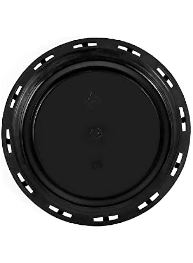 Arabest 6 Solid Cap W/Gasket for IBC Tote, IBC Tote Water Tank Cover, 2 Pack Leak-Proof Design Plastic IBC Tank Adapter Storage Cap for Chemical Food and Industrial Storage, Black  - Image 5