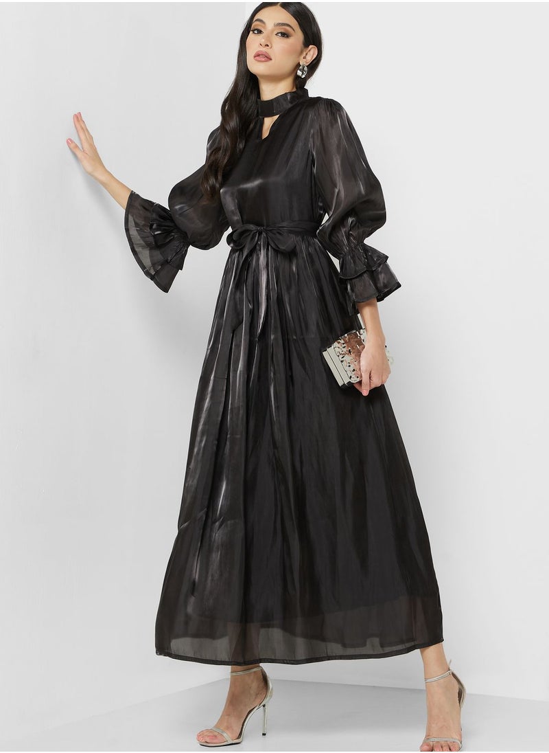 Khizana Embellished Waist Detail Dress  - Image 1