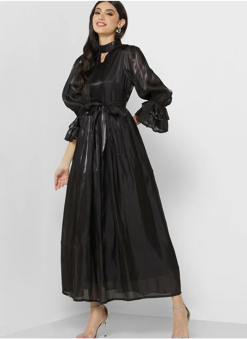 Khizana Embellished Waist Detail Dress