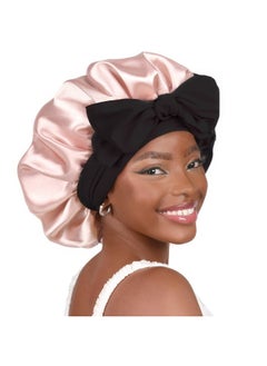 MX single-layer black ribbon - rose pink