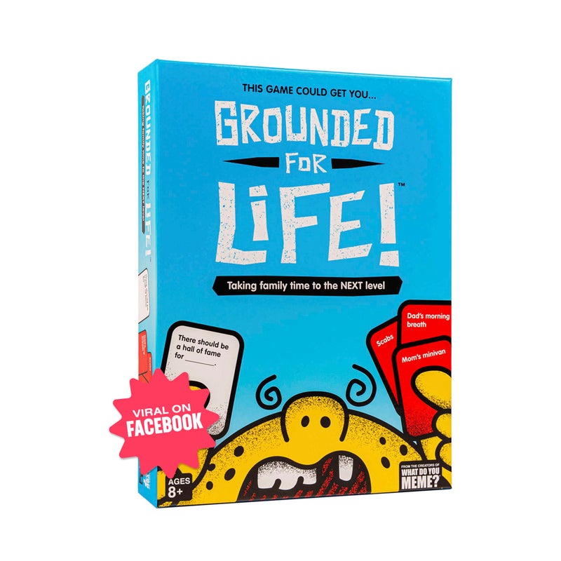 WHAT DO YOU MEME? Grounded for Life - The Ultimate Family Night Game - Family Card Games for Kids and Adults Family - Image 1