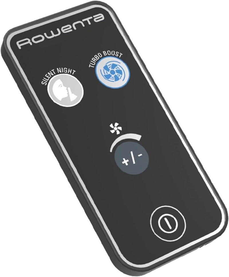 Rowenta , Desk Fan, Turbo Silence Table Fan with Remote, 18 Inches, Ultra Quiet Fan for Bedroom, Oscillating, Portable, 5 Speeds, Black, Indoor, VU2660 - Image 5