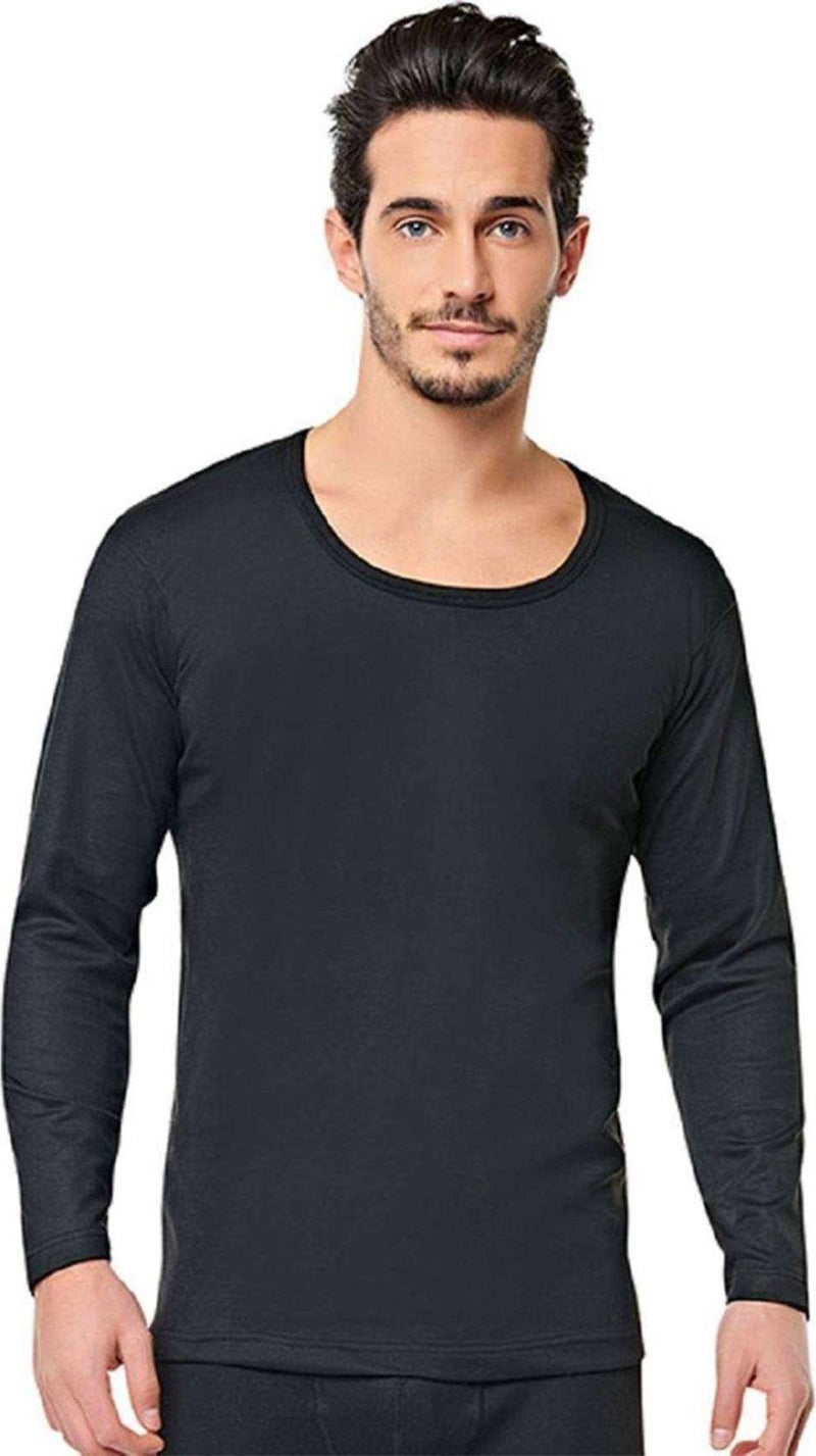 Tutku Men's Winter Thermal Warm Undershirt Undershirt Black 