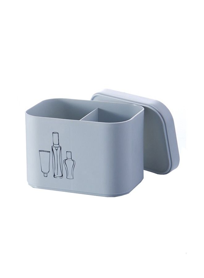 XIANGYU Plastic Vanity Desk Makeup Tools Cosmetic Perfume Organizer Storage Box With Lids  - Image 1
